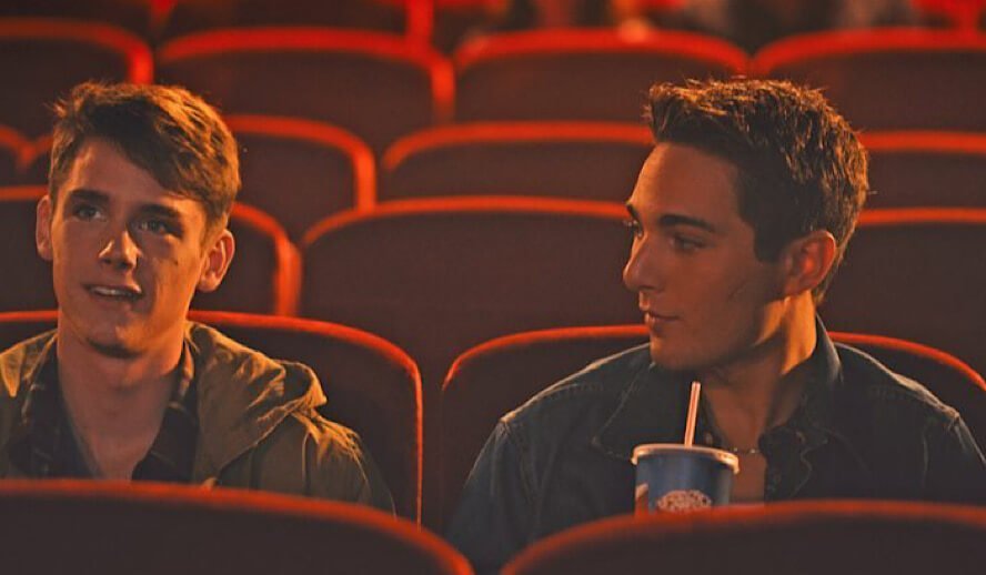 I Am Jonas 7 Still from "I Am Jonas" - Young Jonas (Nicolas Bauwens) & Nathan (Tommy-Lee Baïk) on a date at the cinema