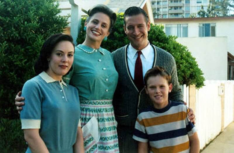 Still from “Billy’s Dad Is A Fudge-Packer” - Billy's family poses for coloured family portrait