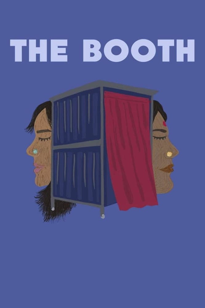 Film poster for queer short film "The Booth"