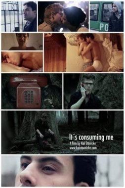 Film poster for "Its Consuming Me Queer Short Film"
