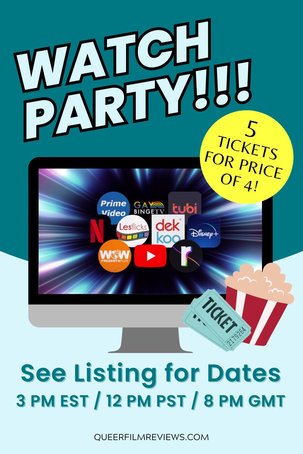 Watch Party Combo Pin 2a Watch Party - Ticket Combo - Image 3