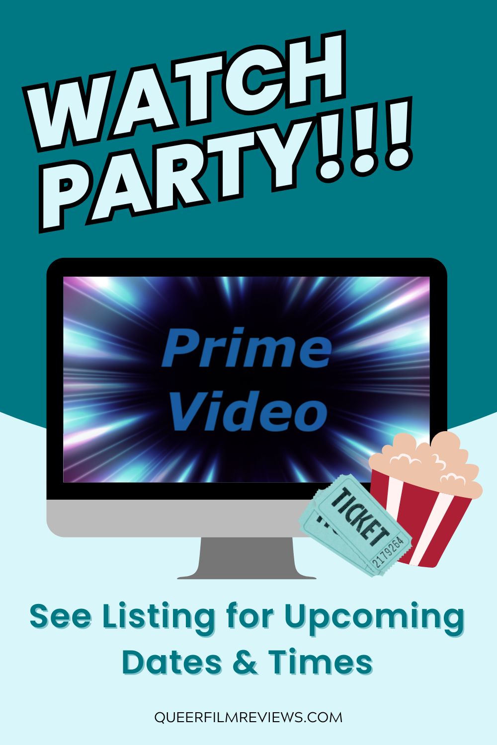 Watch Party Prime Video Pin 2 Watch Party - Single Ticket - Image 7