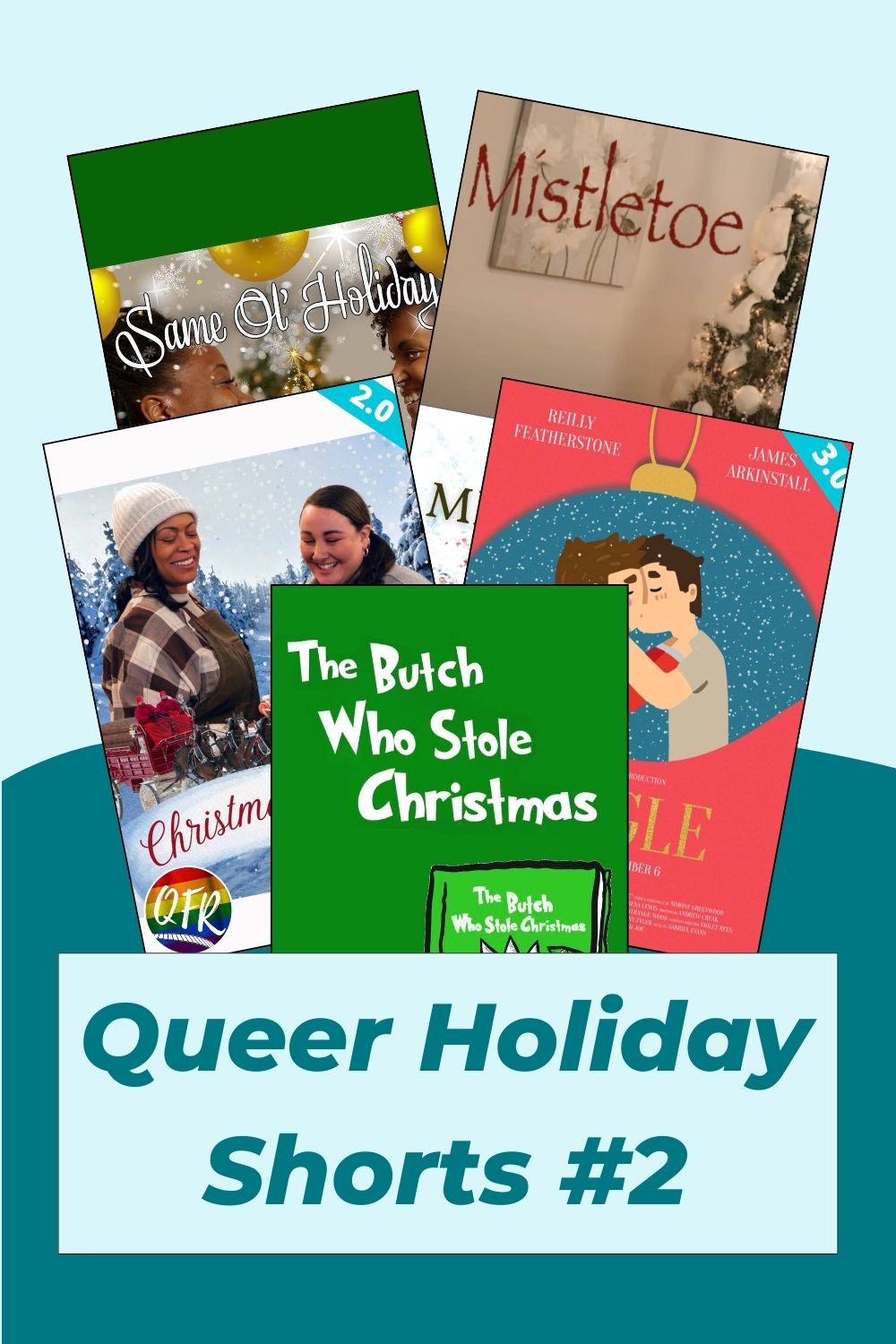 Film poster for "Queer Holiday Shorts 2A"