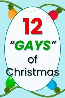 Film poster for "12 Gays of Queermas Insta NEW 1"