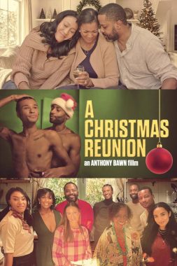 Film poster for "A Christmas Reunion Queer Holiday Film"