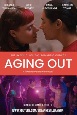 Film poster for "Aging Out Queer Holiday Short"