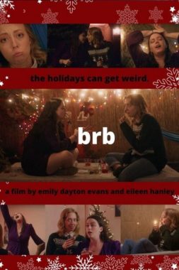 Film poster for "BRB Queer Holiday Short"