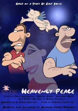Film poster for "Heavenly Peace Queer Holiday Short"