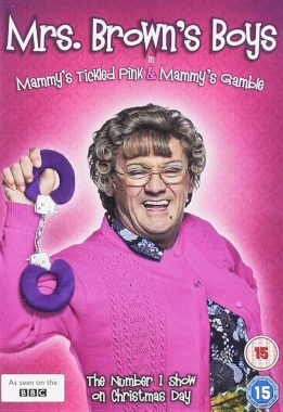 Film poster for "Mrs. Browns Boys Tickled Pink Queer Holiday Series"