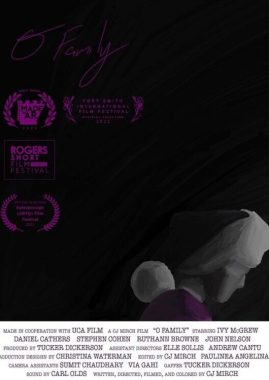 Film poster for "O Family Queer Holiday Short"