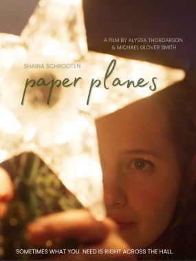 Film poster for "Paper Planes Queer Holiday Short"