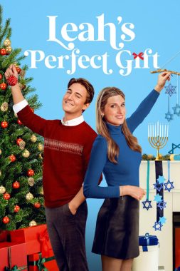 Film poster for "Leahs Perfect Gift Queer Holiday Film"