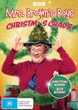 Film poster for "Mrs Browns Boys Christmas Chaos Queer Holiday Series"
