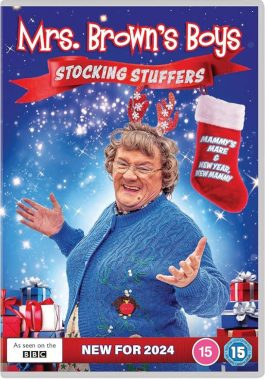 Film poster for "Mrs Browns Boys Stocking Stuffers Queer Holiday Series"
