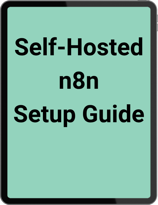 Film poster for "n8n Setup Guide"